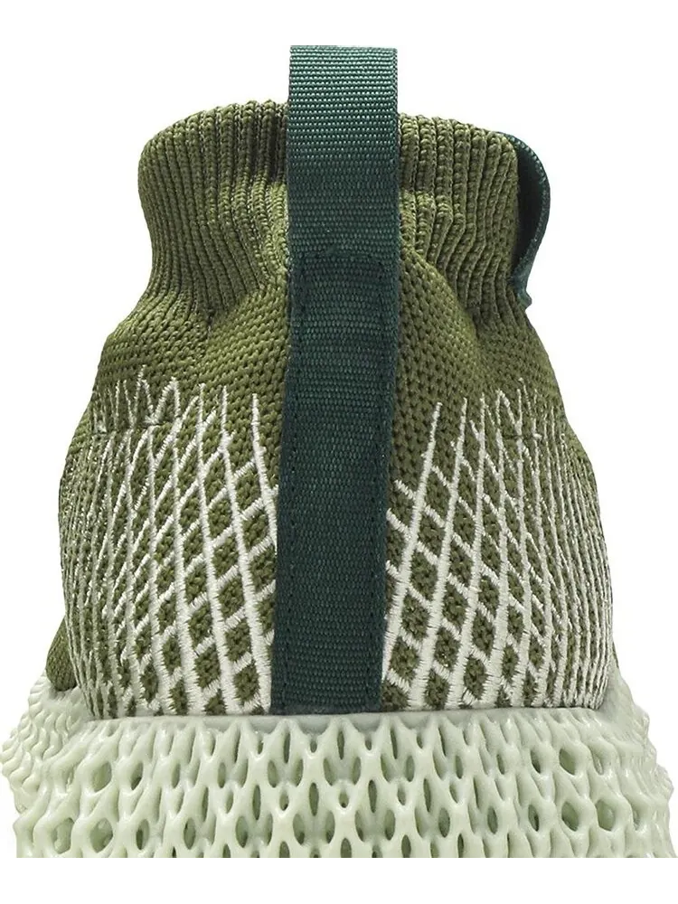 Кроссовки Adidas Pharrell Williams x 4D Runner 'Olive' — изображение 7 из 8, зеленый