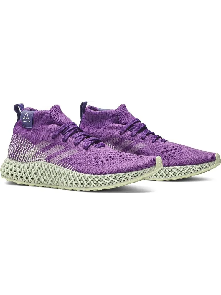 Кроссовки Adidas Pharrell Williams x 4D Runner 'Active Purple' — изображение 8 из 8, фиолетовый