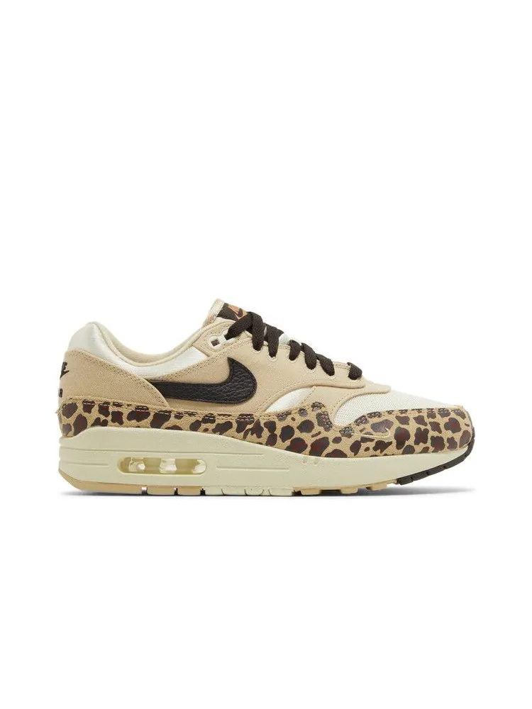 Кроссовки Nike Wmns Air Max 1 '87 'Leopard Print' — изображение 2 из 9, коричневый