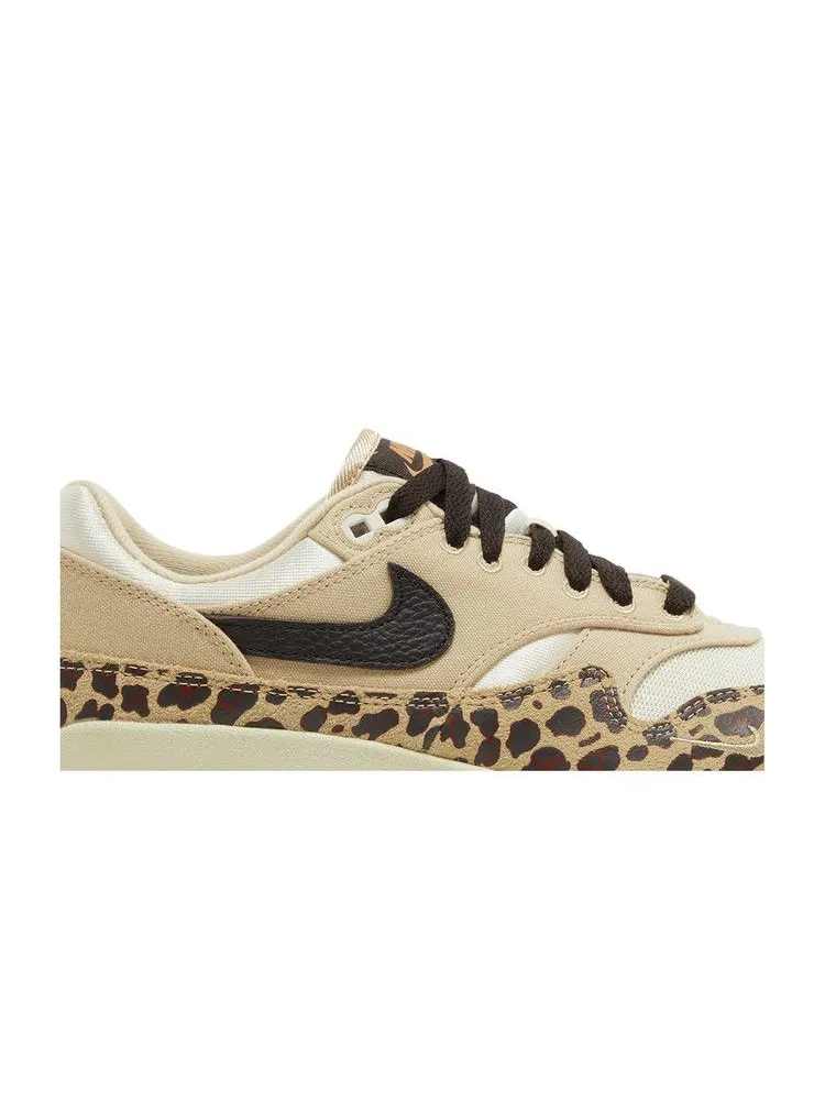 Кроссовки Nike Wmns Air Max 1 '87 'Leopard Print' — изображение 3 из 9, коричневый