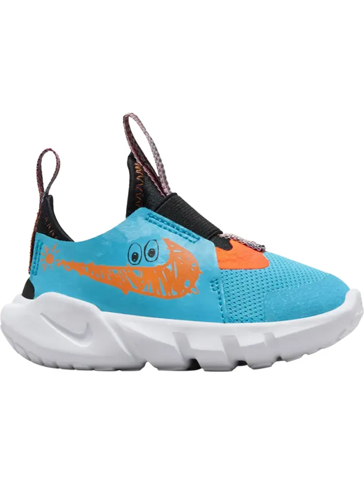 Кроссовки Flex Runner 2 Lil TD 'Blue Lightning Total Orange' — изображение 1 из 1, синий