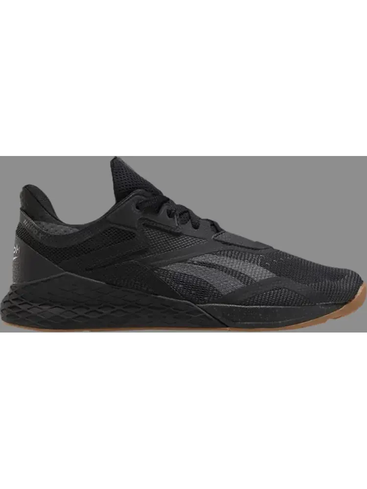Кроссовки nano x 'black gum' Reebok — изображение 1 из 1, черный