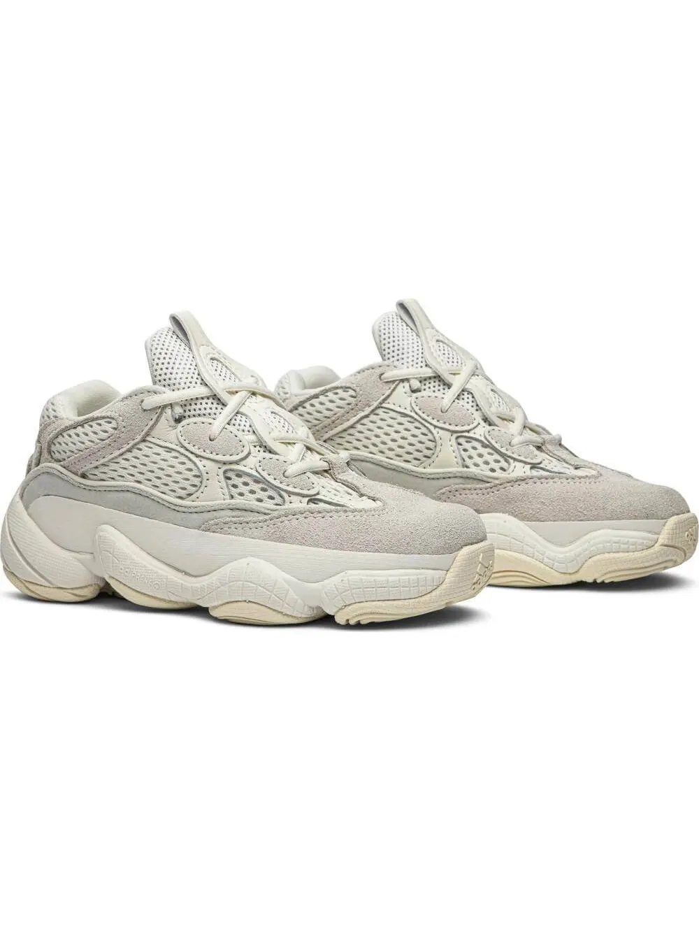 Кроссовки Yeezy 500 Kids Bone White — изображение 4 из 7, белый