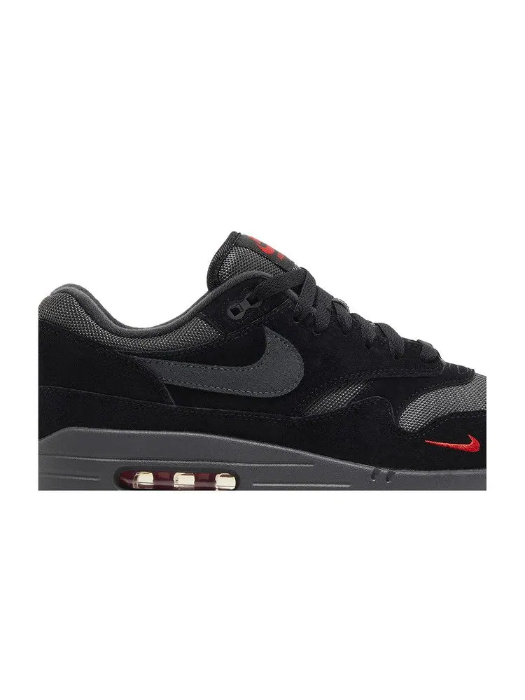 Кроссовки Nike Air Max 1 'Black University Red' — изображение 3 из 9, черный//красный