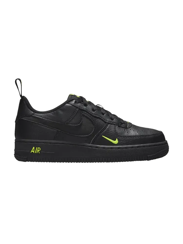 Кроссовки Nike Air Force 1 Low GS 'Black Volt' — изображение 1 из 1, черный
