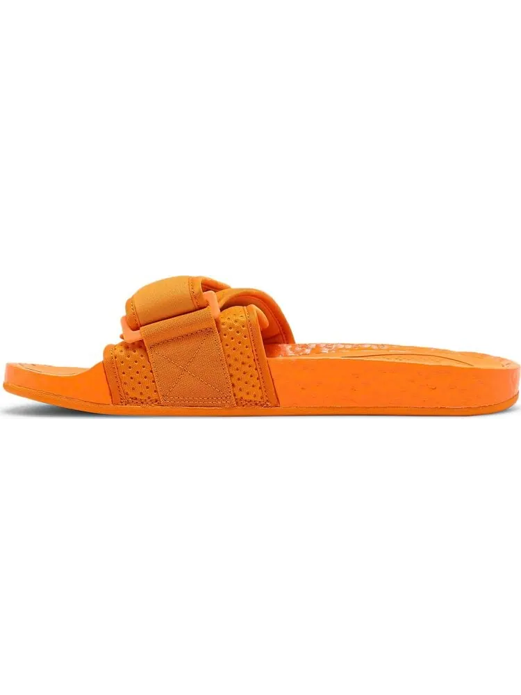 Сандалии Adidas Pharrell x Boost Slides 'Bright Orange' — изображение 3 из 8, оранжевый