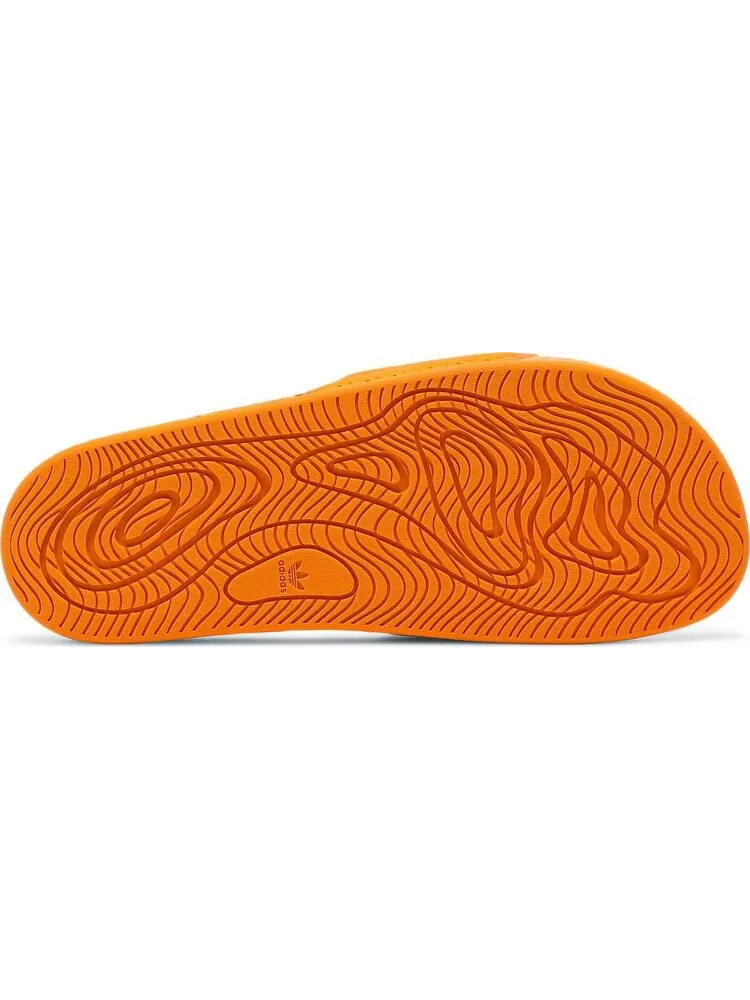 Сандалии Adidas Pharrell x Boost Slides 'Bright Orange' — изображение 4 из 8, оранжевый