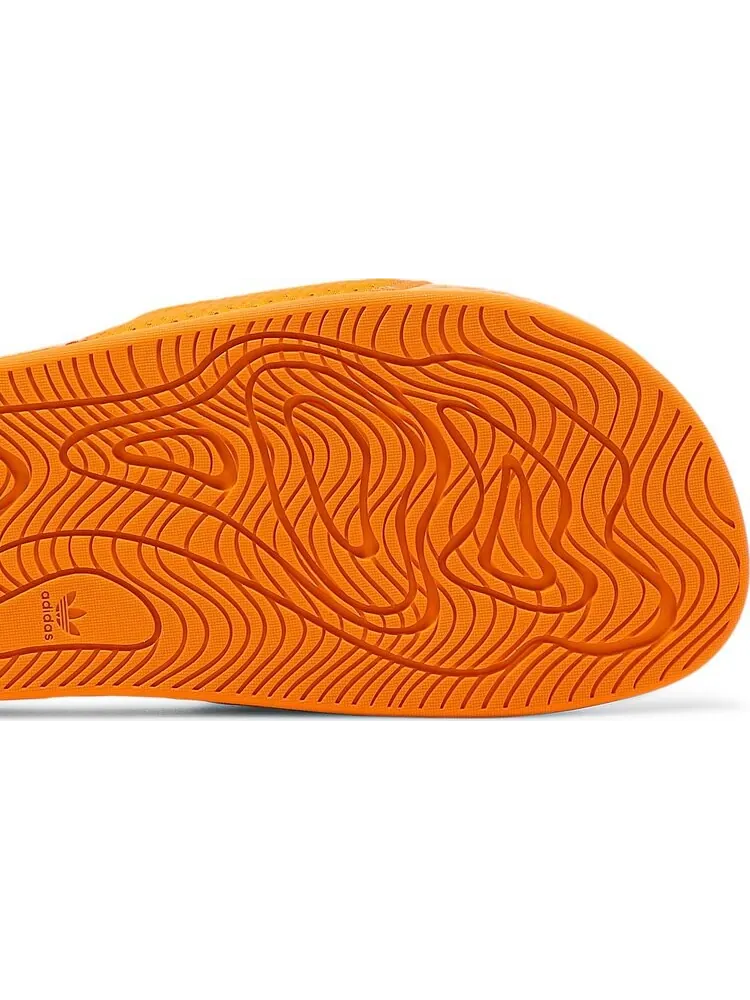 Сандалии Adidas Pharrell x Boost Slides 'Bright Orange' — изображение 5 из 8, оранжевый
