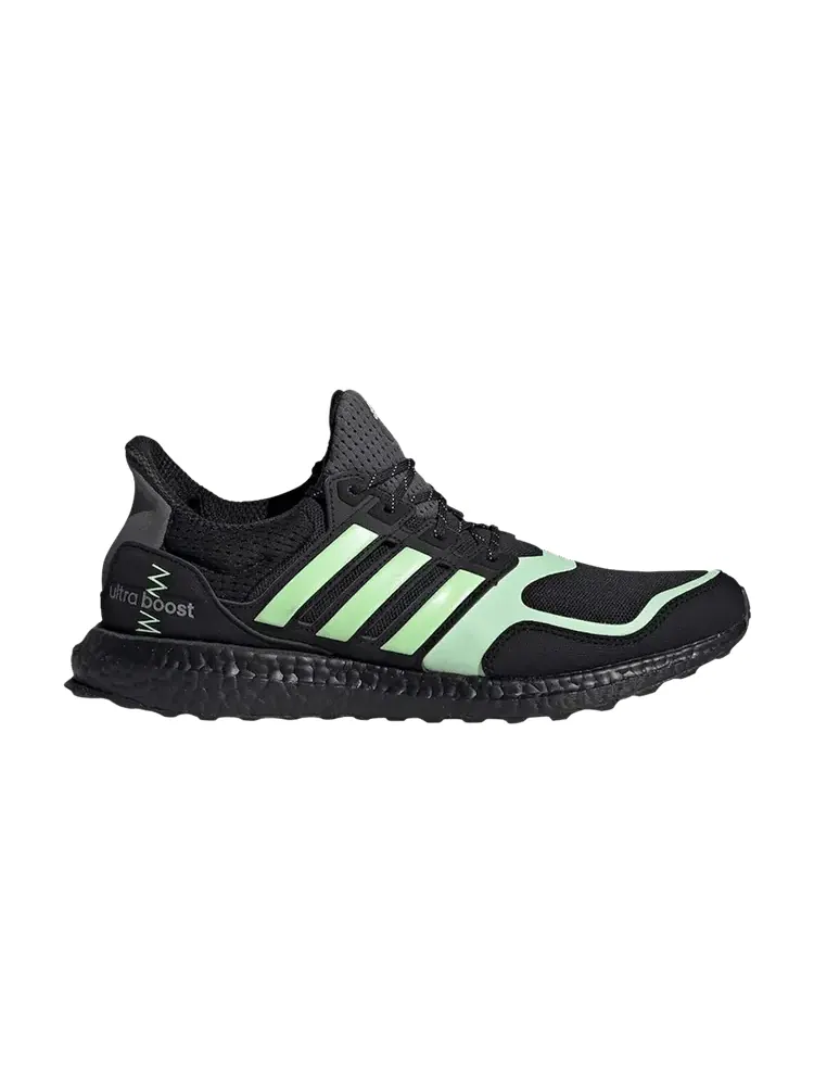 Кроссовки adidas UltraBoost S&L 'Glow Green' — изображение 1 из 1, черный/зеленый/серый