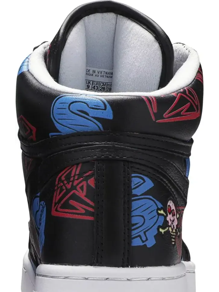 Кроссовки bbc ice cream x bb4600 hi 'diamonds and dollars' Reebok — изображение 7 из 8, черный