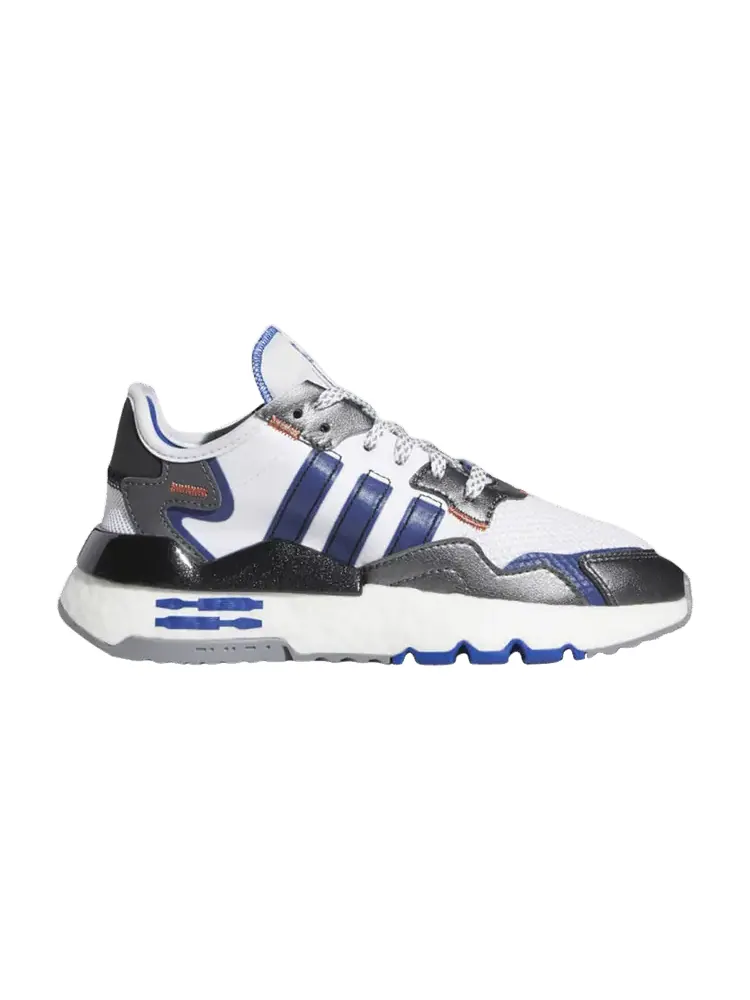 Кроссовки Adidas Star Wars x Nite Jogger J, R2D2 — изображение 1 из 1, белый