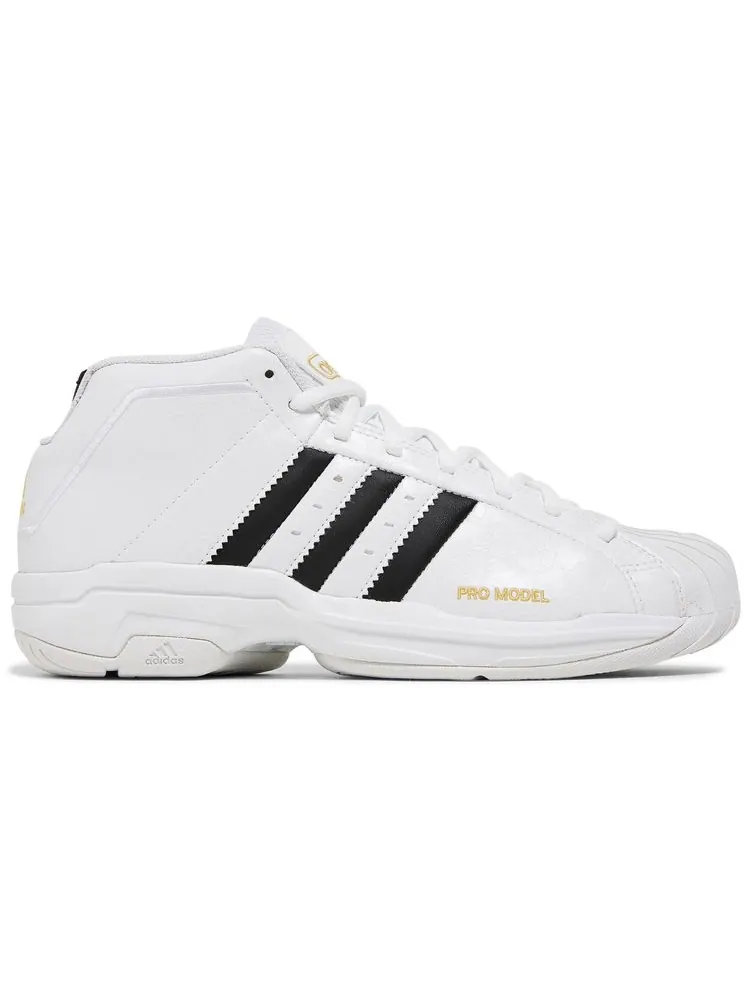 Кроссовки adidas Pro Model 2G 'Cloud White' — изображение 1 из 8, белый