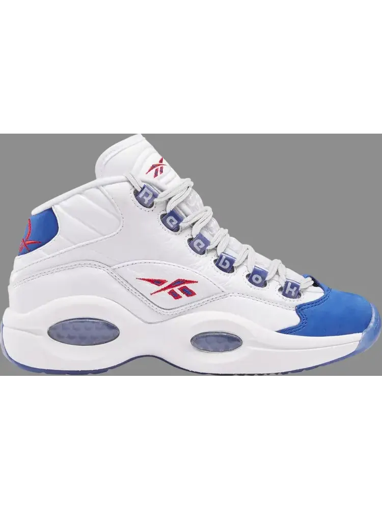 Кроссовки question mid j 'double cross' Reebok — изображение 1 из 1, белый