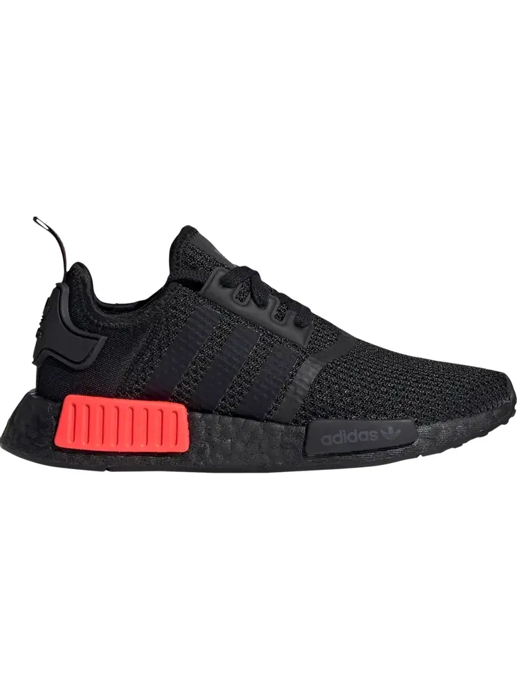 Кроссовки Adidas NMD_R1 J 'Black Solar Red' — изображение 1 из 1, черный