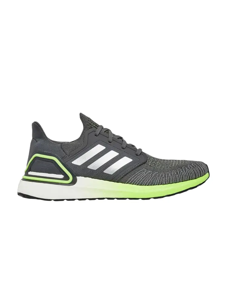 Кроссовки adidas UltraBoost 20 'Grey Signal Green' — изображение 1 из 9