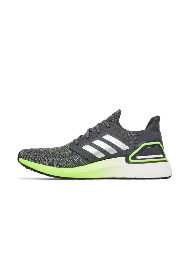 Кроссовки adidas UltraBoost 20 'Grey Signal Green' — изображение 4 из 9