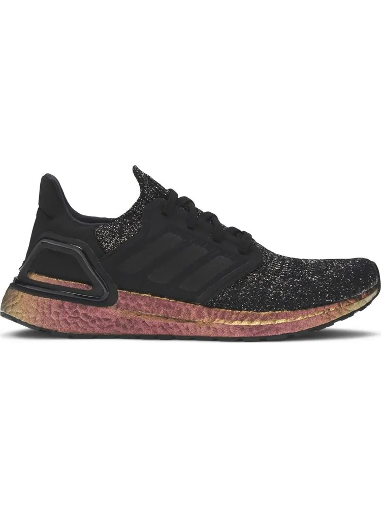 Кроссовки Adidas Wmns UltraBoost 20 'Black Signal Pink' — изображение 1 из 8, черный