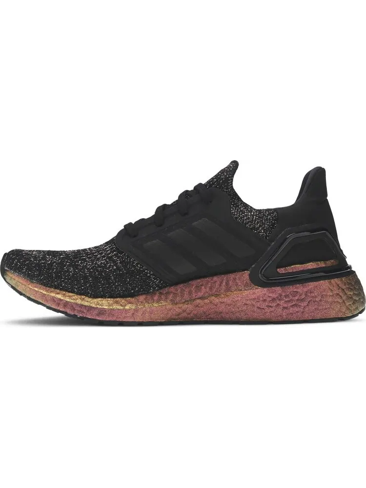 Кроссовки Adidas Wmns UltraBoost 20 'Black Signal Pink' — изображение 3 из 8, черный