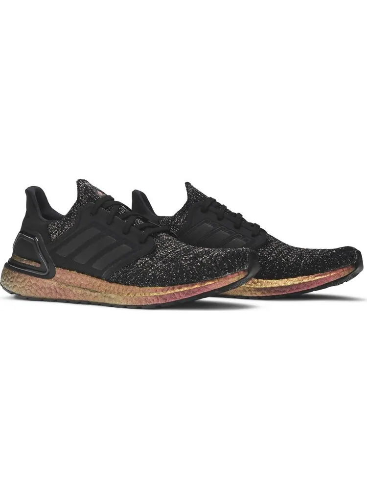 Кроссовки Adidas Wmns UltraBoost 20 'Black Signal Pink' — изображение 8 из 8, черный