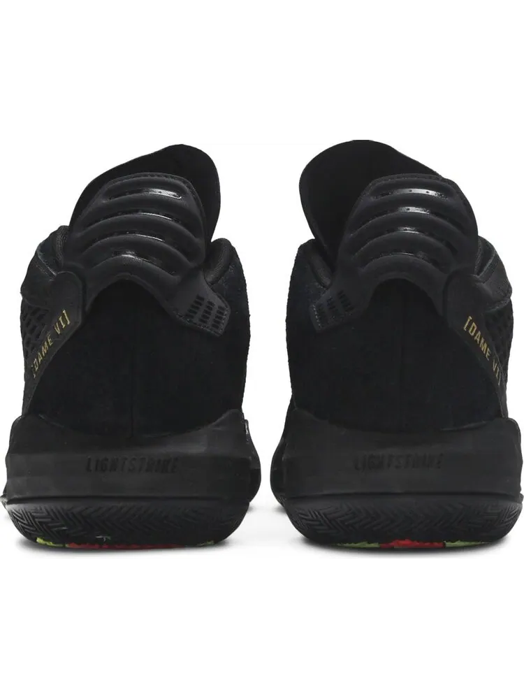 Кроссовки Adidas Dame 6 Leather 'Black Gold' — изображение 6 из 8, черный