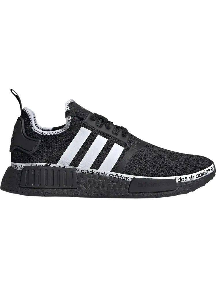Кроссовки Adidas NMD_R1 'Logo Strip - Core Black' — изображение 1 из 1, черный