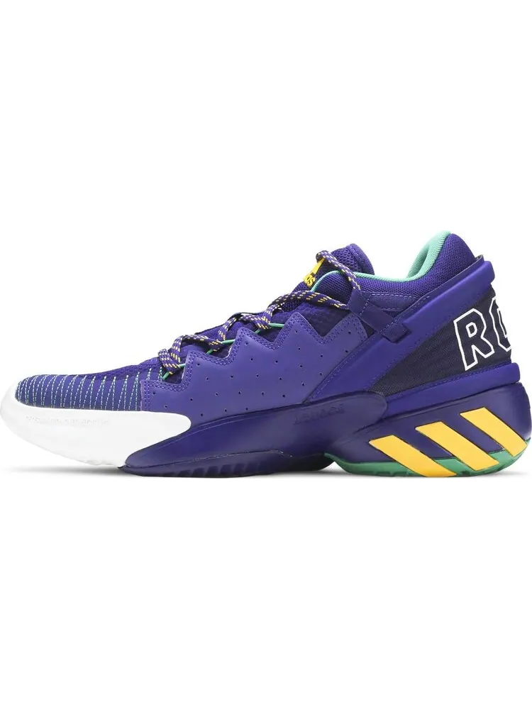 Кроссовки Adidas D.O.N. Issue #2 'Throwback Utah Jazz' — изображение 3 из 8, фиолетовый