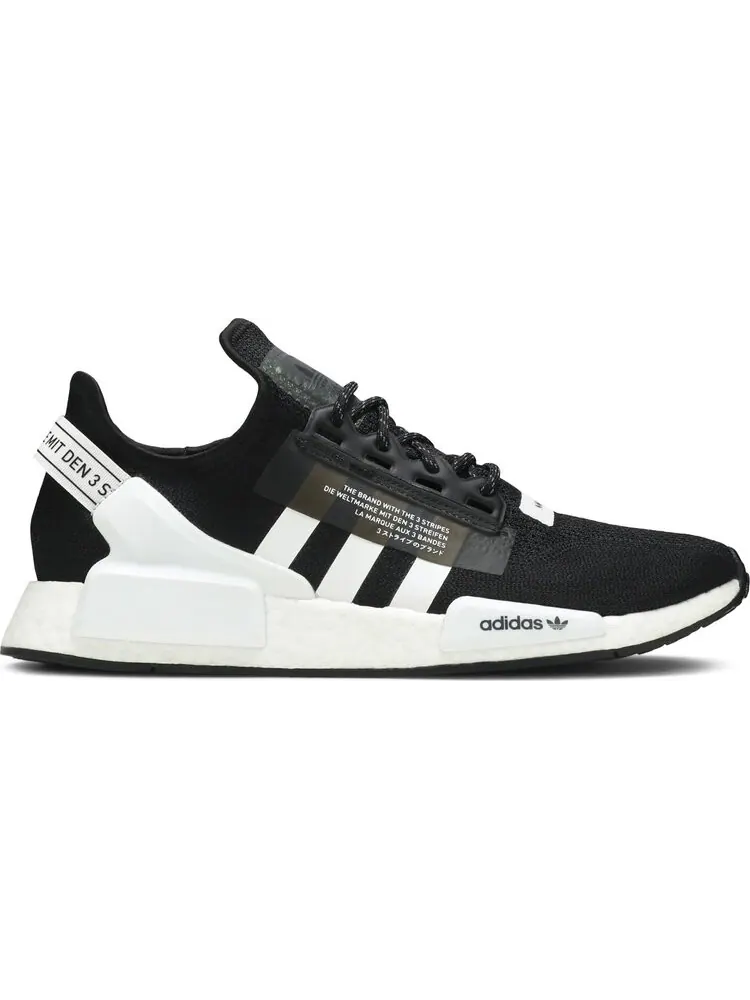 Мужские кроссовки Adidas NMD R1 V2 — изображение 1 из 8, черный/белый