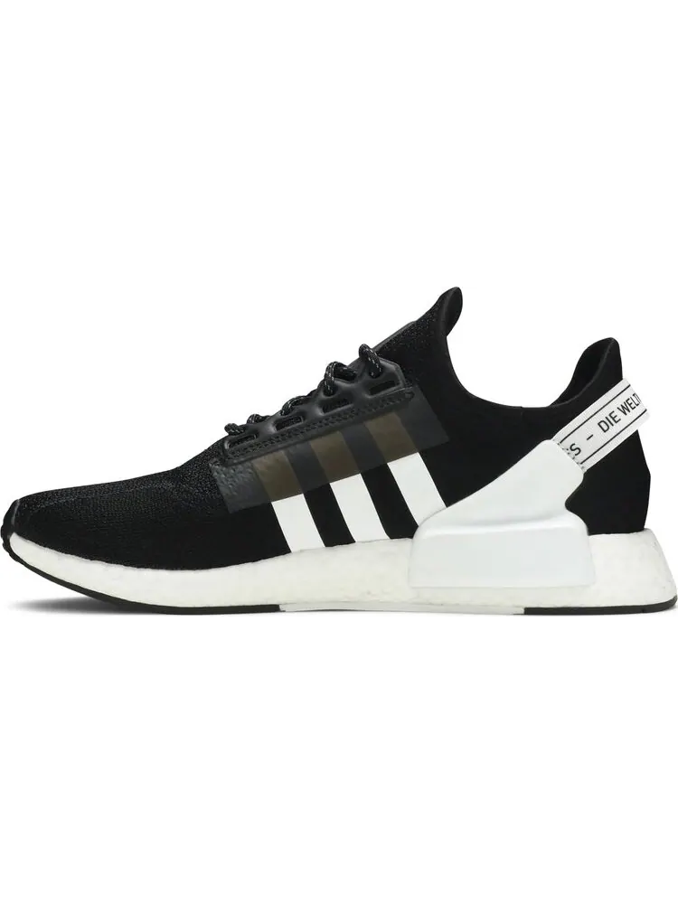 Мужские кроссовки Adidas NMD R1 V2 — изображение 3 из 8, черный/белый