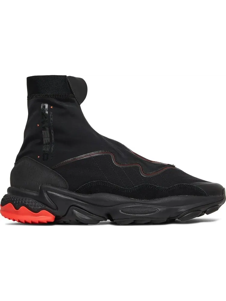 Кроссовки Adidas Ozweego TR STLT 'Black Solar Red' — изображение 1 из 8, черный