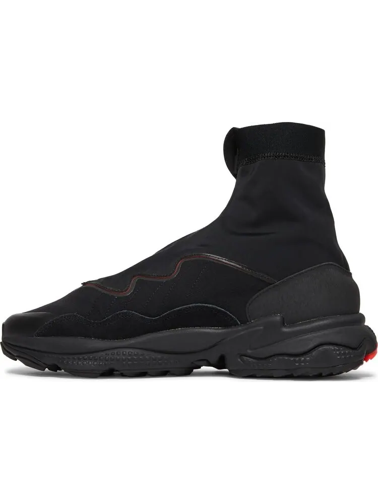 Кроссовки Adidas Ozweego TR STLT 'Black Solar Red' — изображение 3 из 8, черный