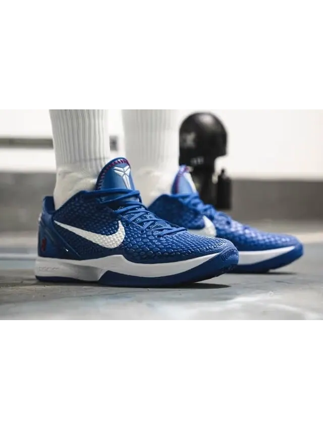 Баскетбольные кроссовки детские Nike Kobe 6 Protro 'Dodgers' — изображение 14 из 27, белый