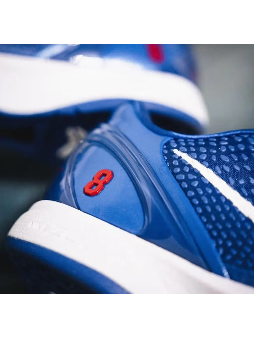 Баскетбольные кроссовки детские Nike Kobe 6 Protro 'Dodgers' — изображение 20 из 27, белый