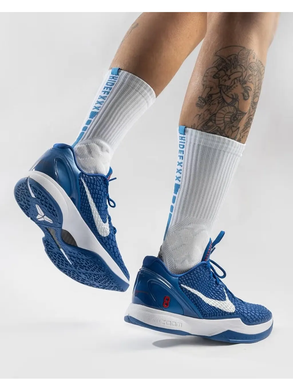 Баскетбольные кроссовки детские Nike Kobe 6 Protro 'Dodgers' — изображение 5 из 27, белый