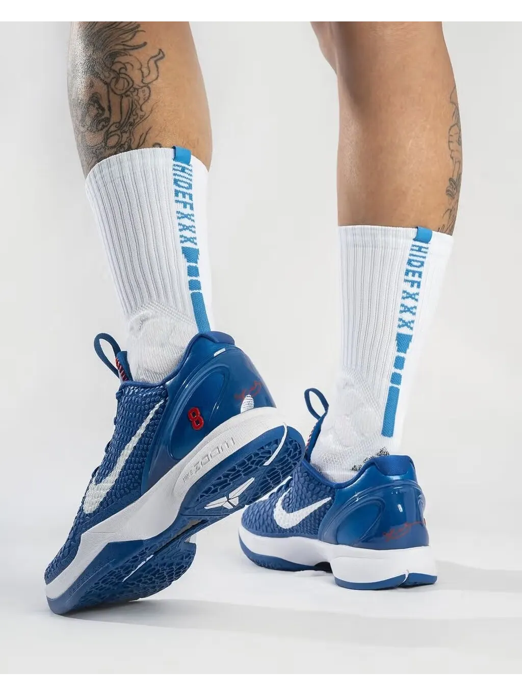 Баскетбольные кроссовки детские Nike Kobe 6 Protro 'Dodgers' — изображение 9 из 27, белый