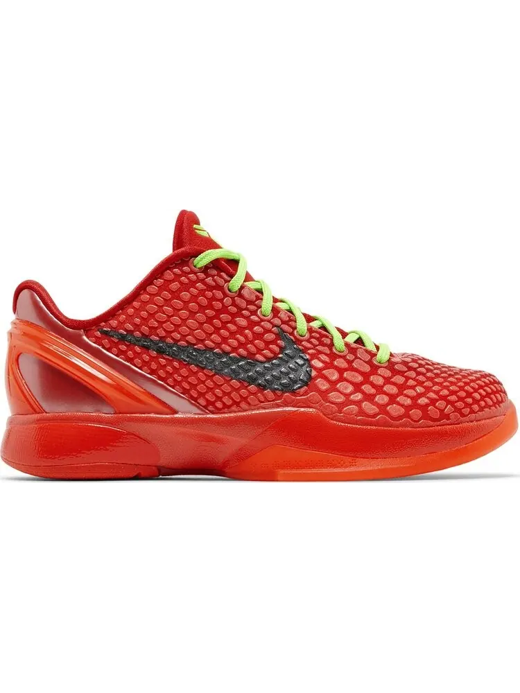 Кроссовки Zoom Kobe 6 Protro GS 'Reverse Grinch' — изображение 1 из 4, красный