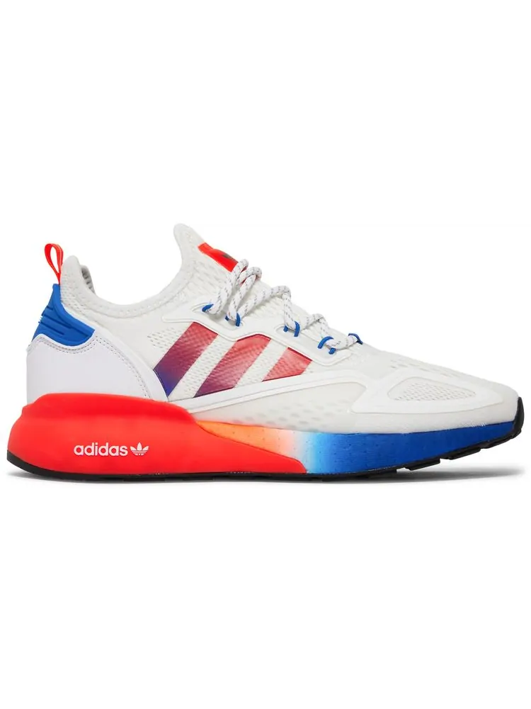 Кроссовки adidas ZX 2K Boost 'White Gradient' — изображение 1 из 8, белый