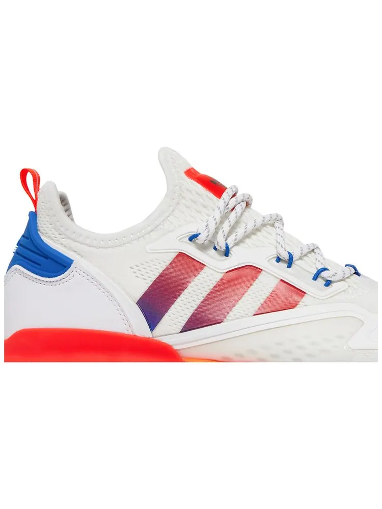 Кроссовки adidas ZX 2K Boost 'White Gradient' — изображение 2 из 8, белый