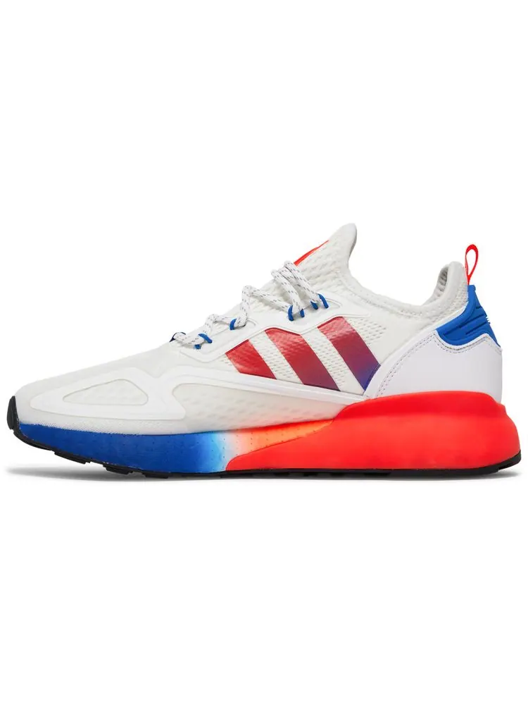 Кроссовки adidas ZX 2K Boost 'White Gradient' — изображение 3 из 8, белый