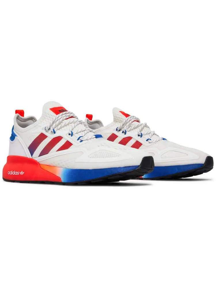 Кроссовки adidas ZX 2K Boost 'White Gradient' — изображение 8 из 8, белый