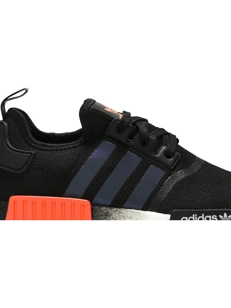 Кроссовки Adidas NMD_R1 'Solar Orange' — изображение 2 из 8, черный