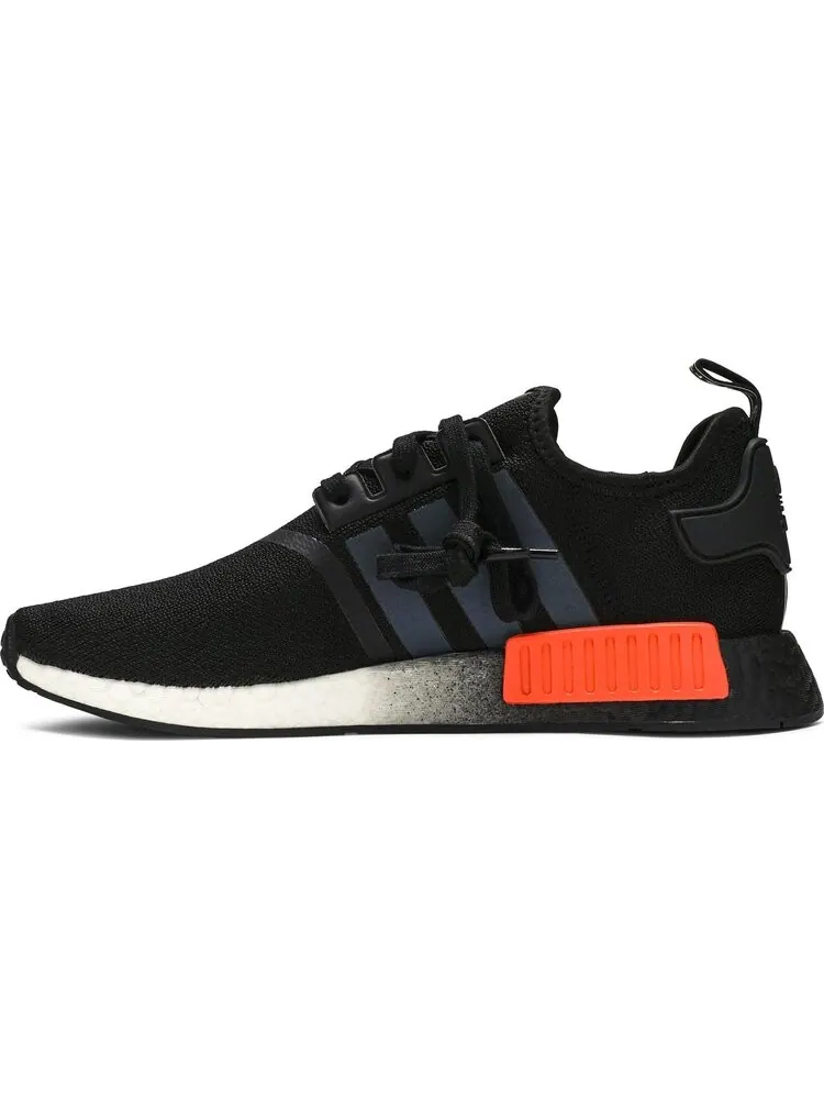 Кроссовки Adidas NMD_R1 'Solar Orange' — изображение 3 из 8, черный