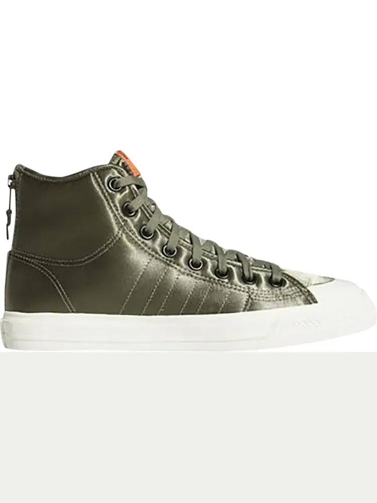 Кроссовки Adidas Nizza High RF 'Legend Green' — изображение 1 из 1, зеленый