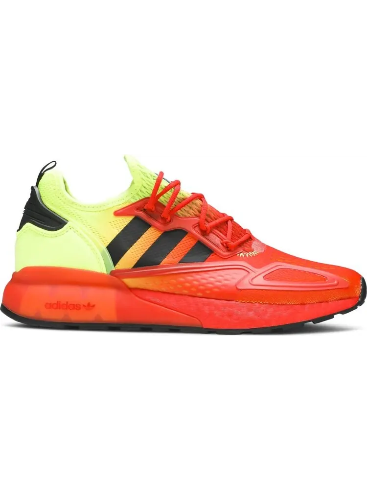Кроссовки Adidas ZX 2K Boost 'Solar Yellow Red' — изображение 1 из 8, красный
