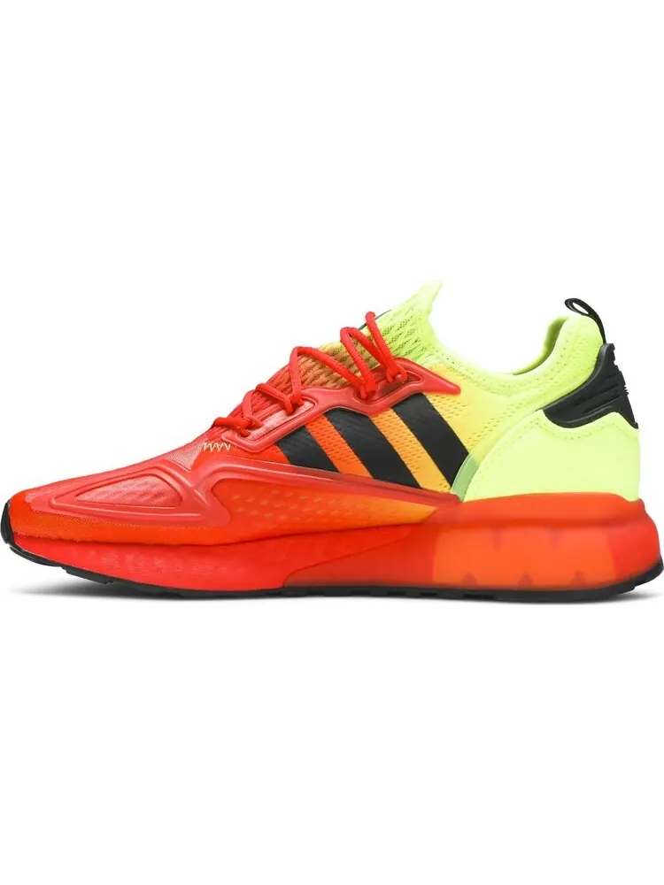 Кроссовки Adidas ZX 2K Boost 'Solar Yellow Red' — изображение 3 из 8, красный