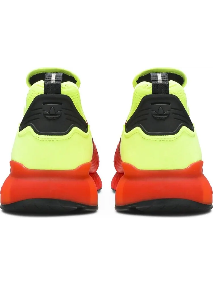 Кроссовки Adidas ZX 2K Boost 'Solar Yellow Red' — изображение 6 из 8, красный