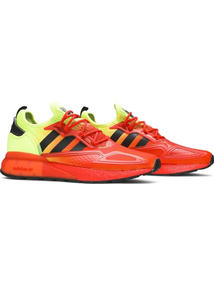 Кроссовки Adidas ZX 2K Boost 'Solar Yellow Red' — изображение 8 из 8, красный