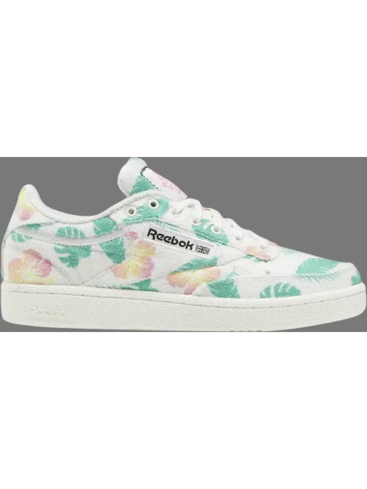 Кроссовки wmns club c 85 'beach floral print' Reebok — изображение 1 из 1, белый