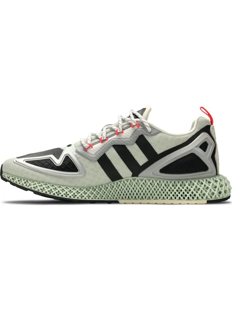 Кроссовки Adidas ZX 2K 4D 'Faint Green' — изображение 3 из 8, зеленый