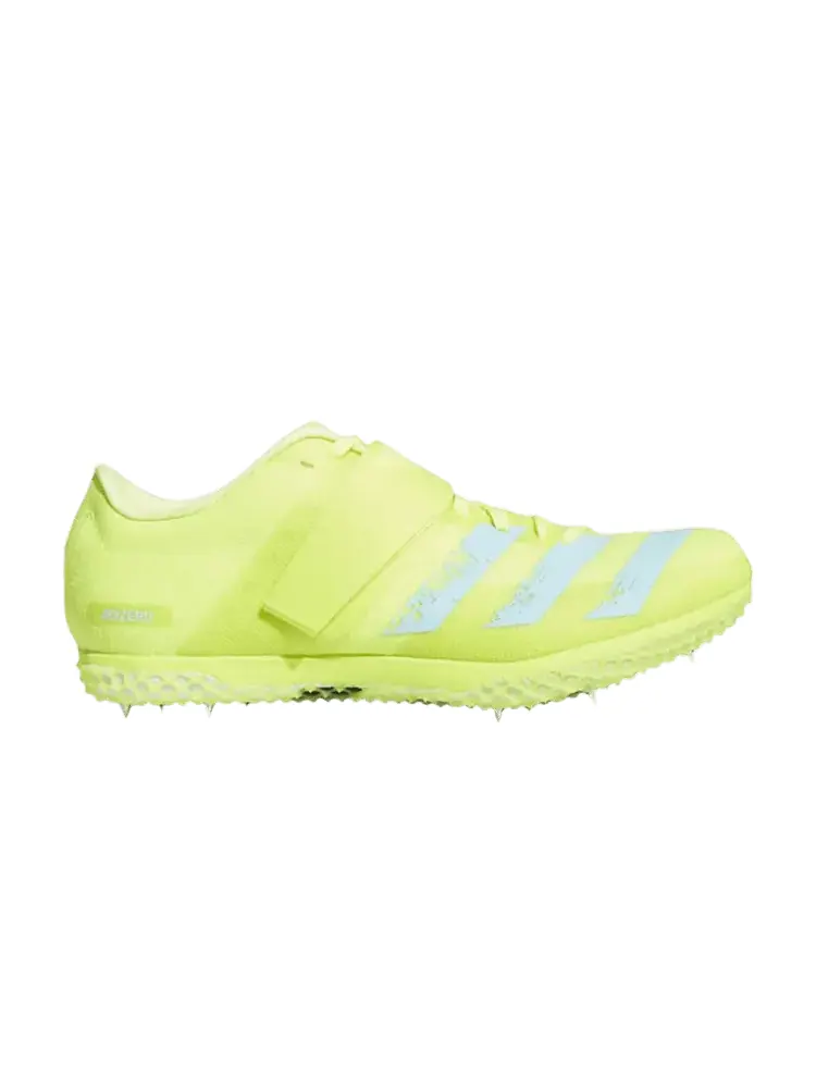 Кроссовки Adizero High Jump 'Solar Yellow Aqua' — изображение 1 из 1, желтый голубой