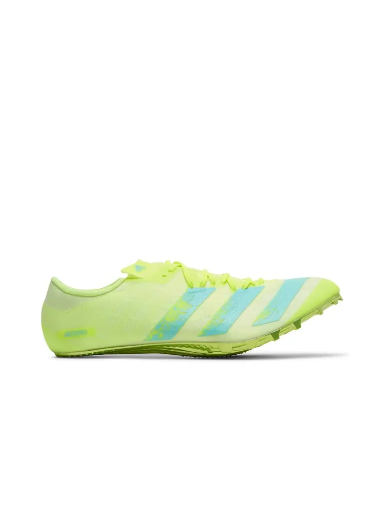 Кроссовки Adizero Prime Sprint Spikes 'Solar Yellow Clear Aqua' — изображение 1 из 8